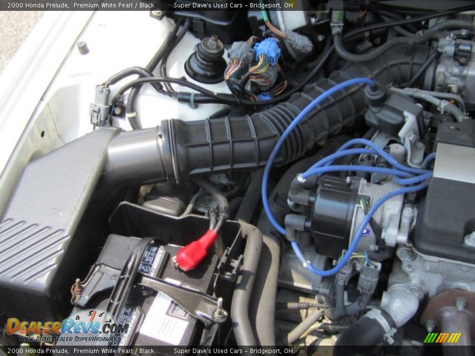 2000 Honda Prelude Premium White Pearl / Black Photo #19