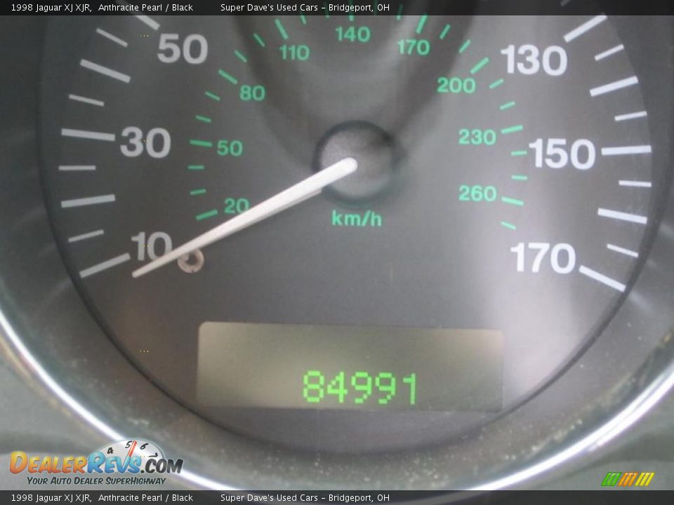 1998 Jaguar XJ XJR Anthracite Pearl / Black Photo #24