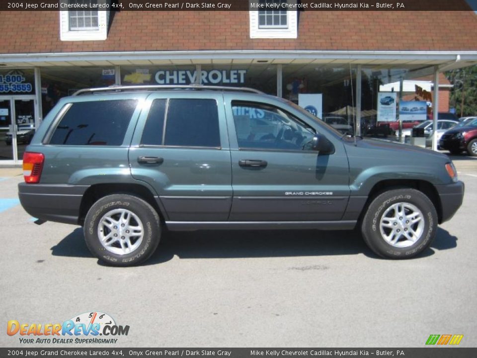 2004 Jeep Grand Cherokee Laredo 4x4 Onyx Green Pearl / Dark Slate Gray Photo #5