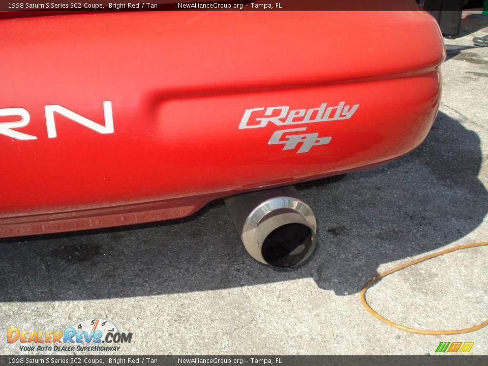 1998 Saturn S Series SC2 Coupe Bright Red / Tan Photo #14