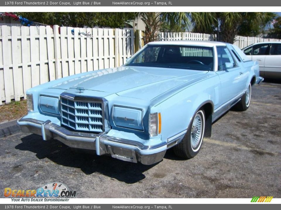 1978 Ford Thunderbird 2 Door Coupe Light Blue / Blue Photo #1