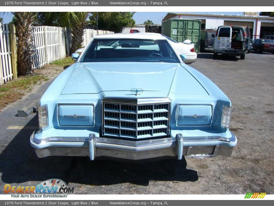 1978 Ford Thunderbird 2 Door Coupe Light Blue / Blue Photo #2