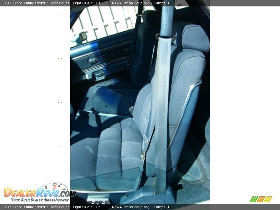 1978 Ford Thunderbird 2 Door Coupe Light Blue / Blue Photo #9