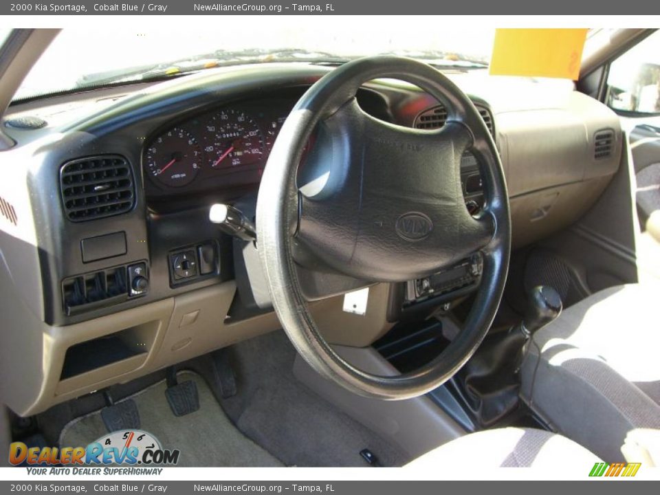 2000 Kia Sportage Cobalt Blue / Gray Photo #6
