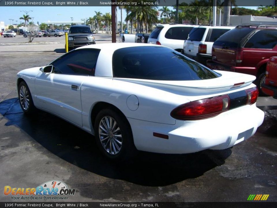 1996 Pontiac Firebird Coupe Bright White / Black Photo #6