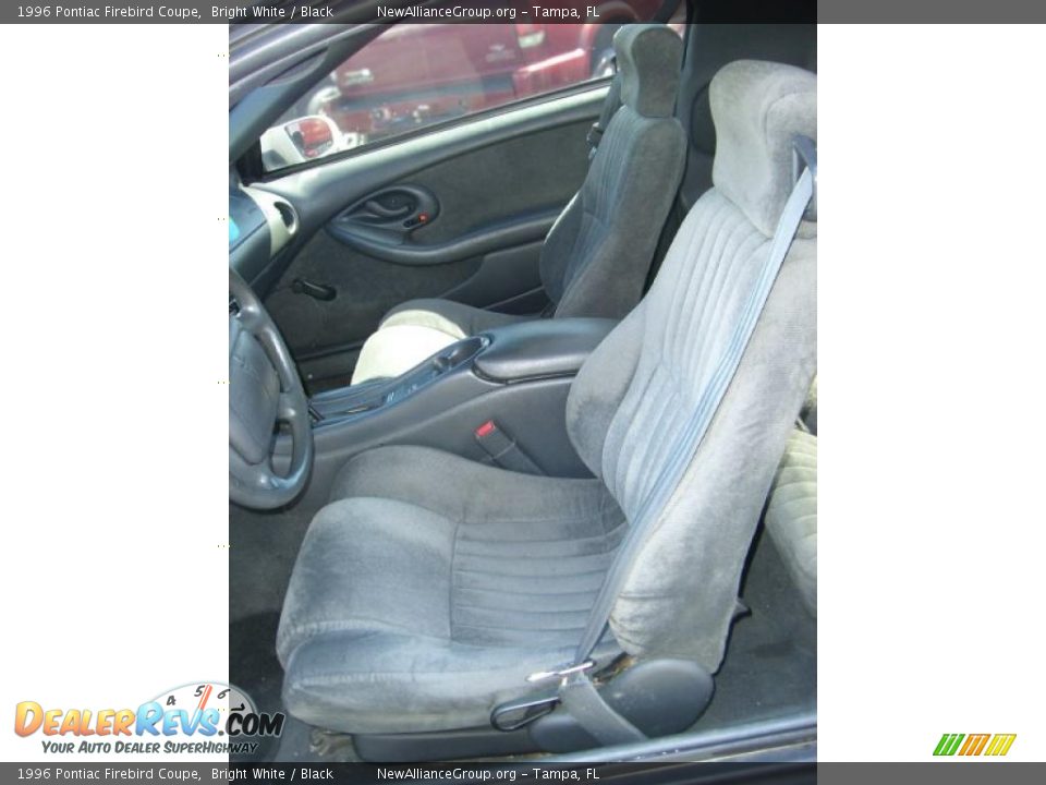 1996 Pontiac Firebird Coupe Bright White / Black Photo #8