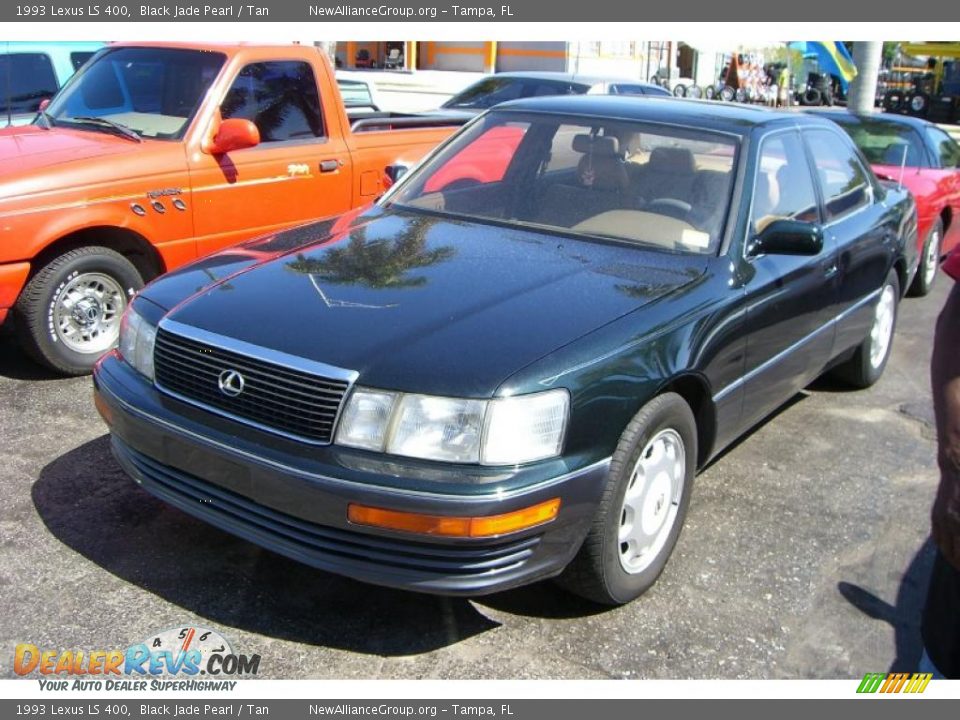 1993 Lexus LS 400 Black Jade Pearl / Tan Photo #1