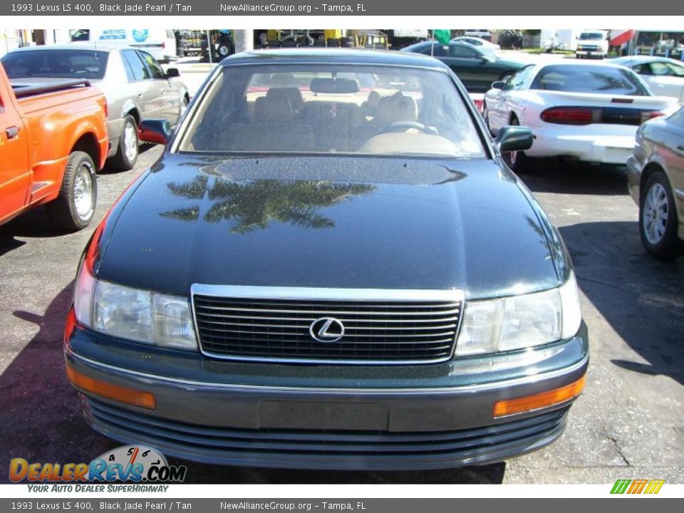 1993 Lexus LS 400 Black Jade Pearl / Tan Photo #2