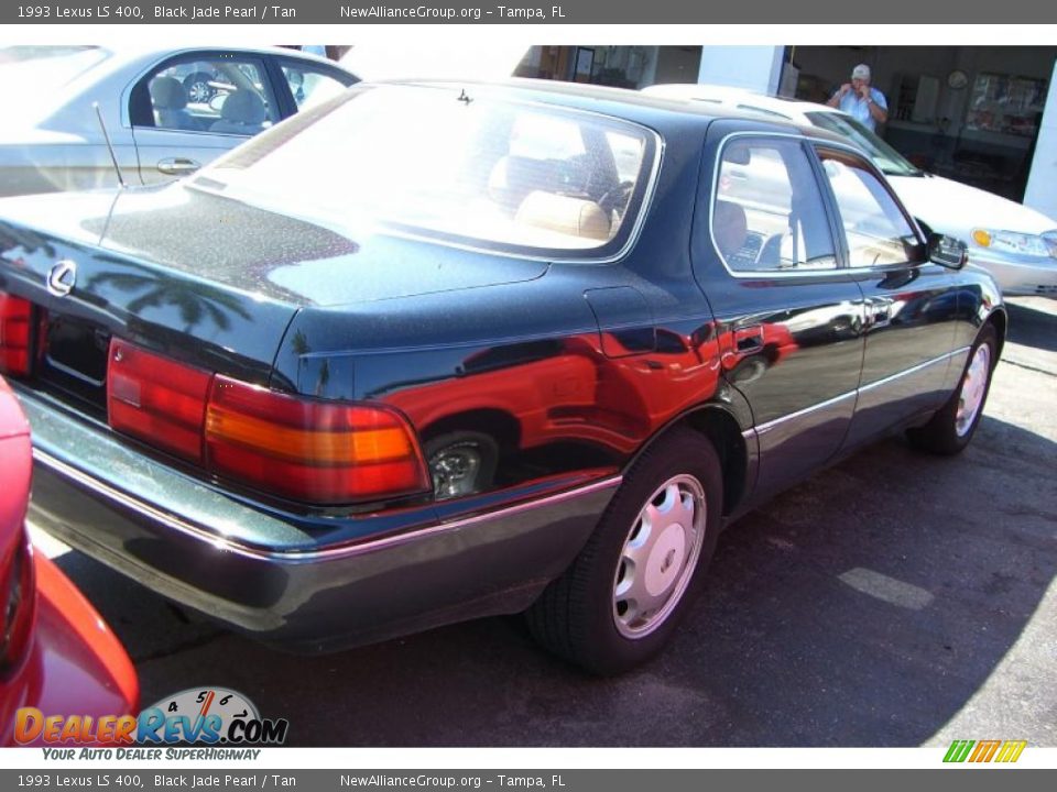 1993 Lexus LS 400 Black Jade Pearl / Tan Photo #4
