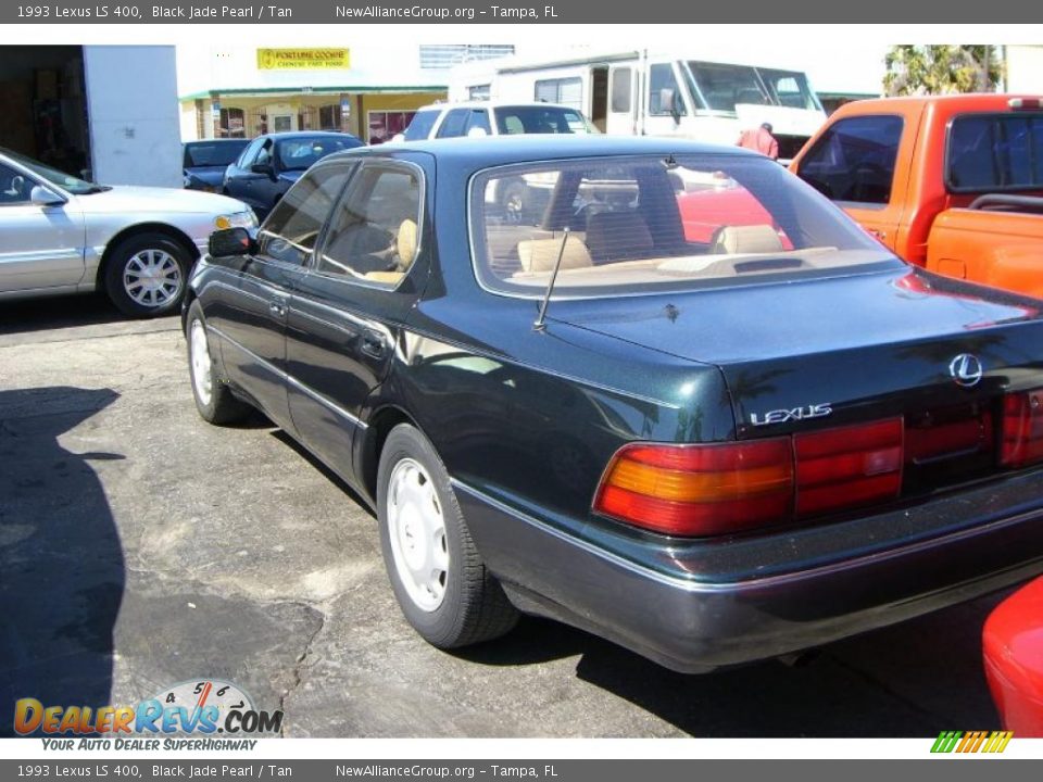 1993 Lexus LS 400 Black Jade Pearl / Tan Photo #6