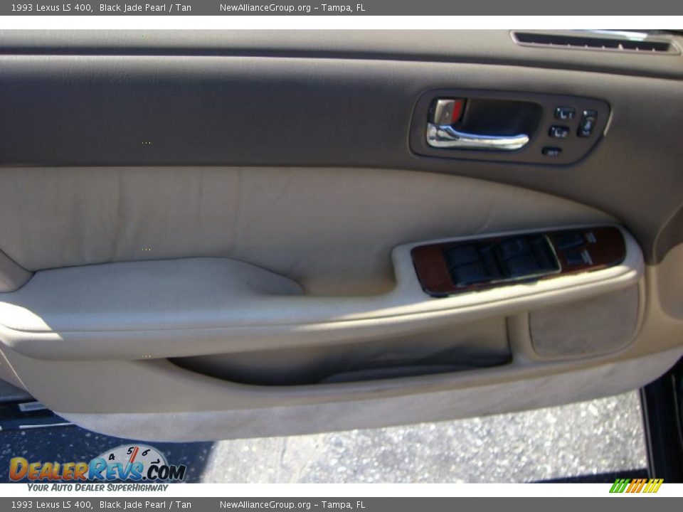 1993 Lexus LS 400 Black Jade Pearl / Tan Photo #7