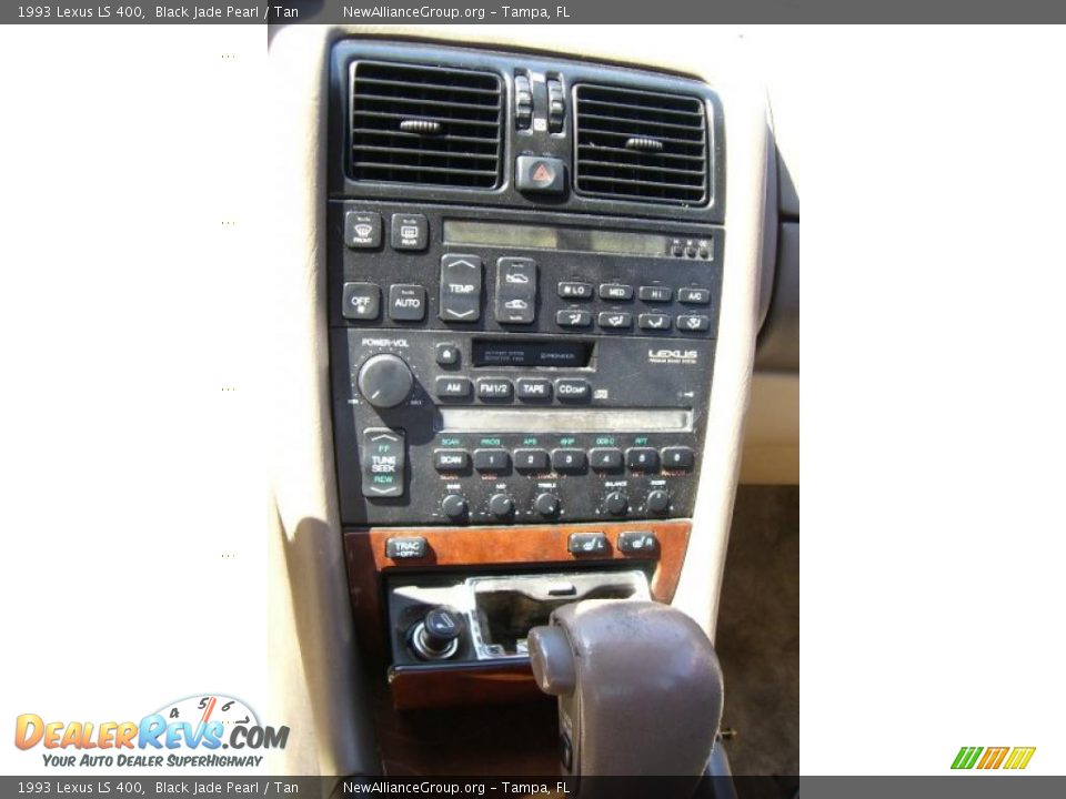 1993 Lexus LS 400 Black Jade Pearl / Tan Photo #9