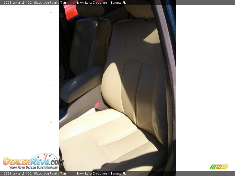 1993 Lexus LS 400 Black Jade Pearl / Tan Photo #11