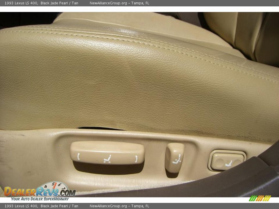 1993 Lexus LS 400 Black Jade Pearl / Tan Photo #13