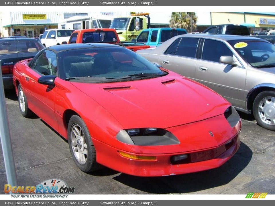 1994 Chevrolet Camaro Coupe Bright Red / Gray Photo #3