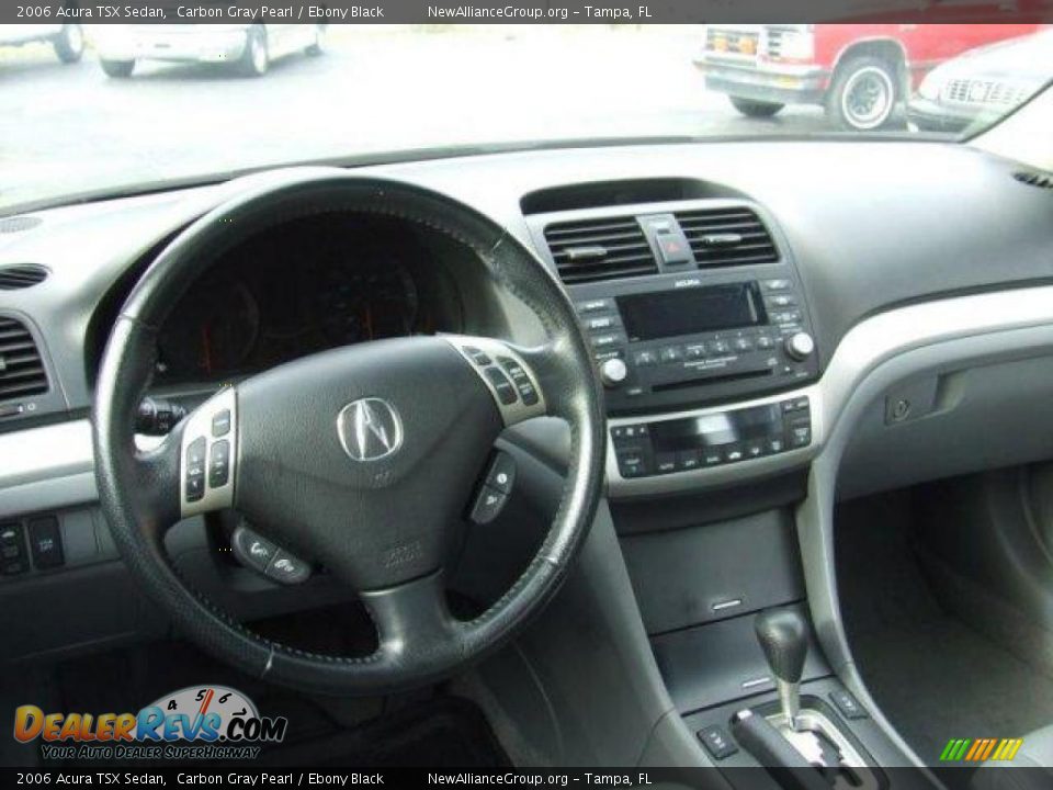 2006 Acura TSX Sedan Carbon Gray Pearl / Ebony Black Photo #8