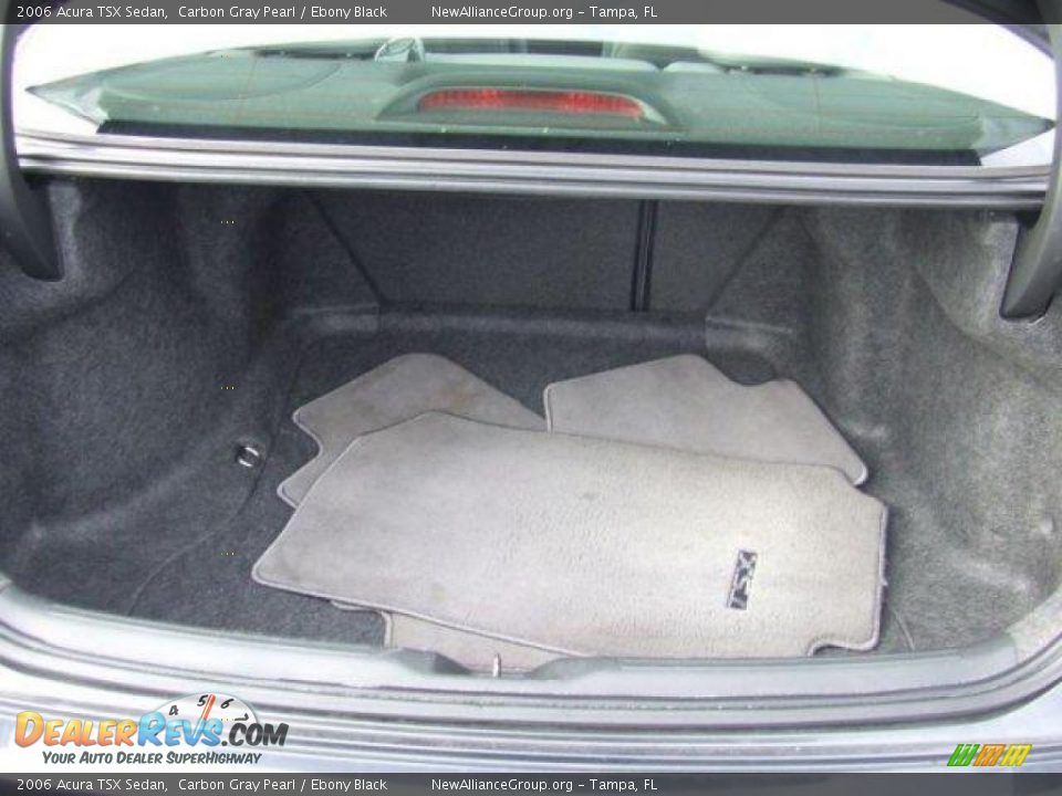 2006 Acura TSX Sedan Carbon Gray Pearl / Ebony Black Photo #11