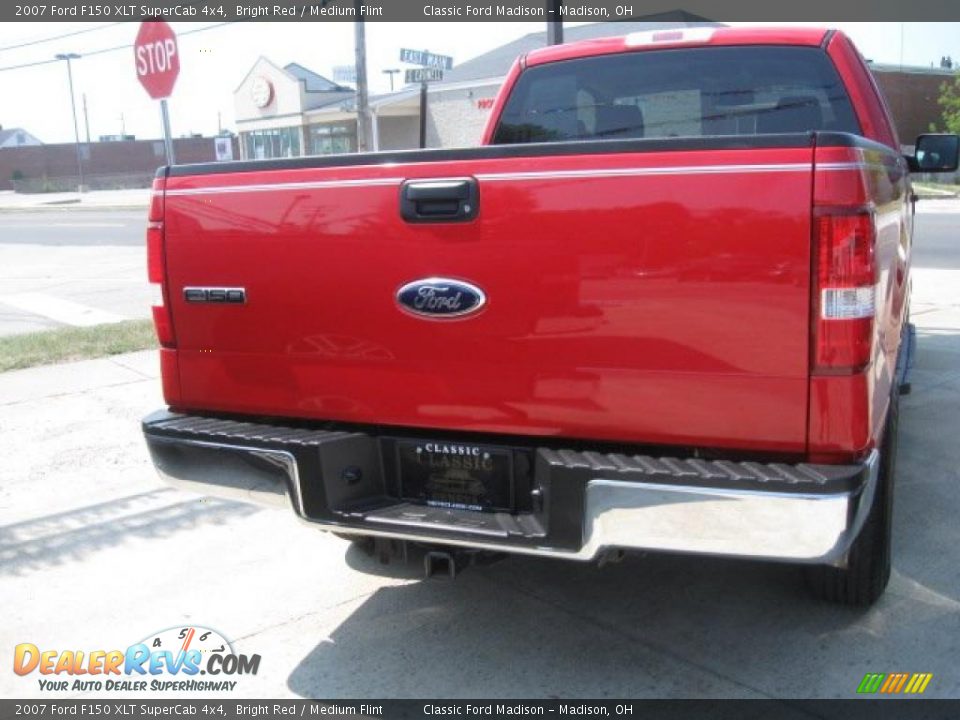 2007 Ford F150 XLT SuperCab 4x4 Bright Red / Medium Flint Photo #5