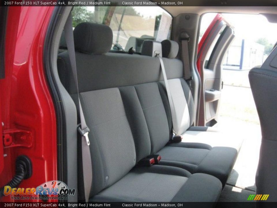 2007 Ford F150 XLT SuperCab 4x4 Bright Red / Medium Flint Photo #20