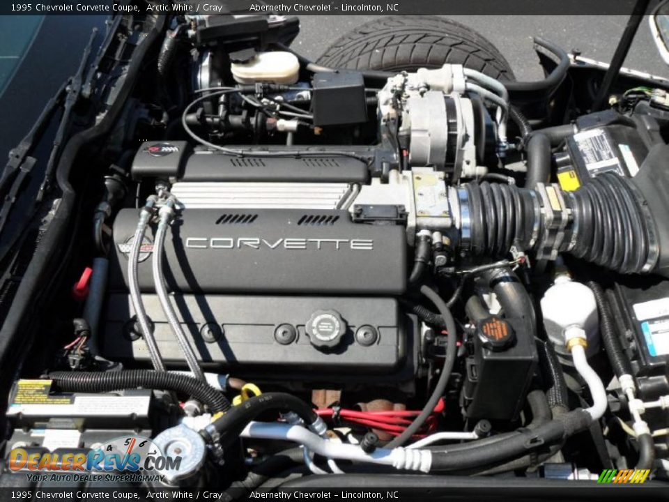 1995 Chevrolet Corvette Coupe Arctic White / Gray Photo #18