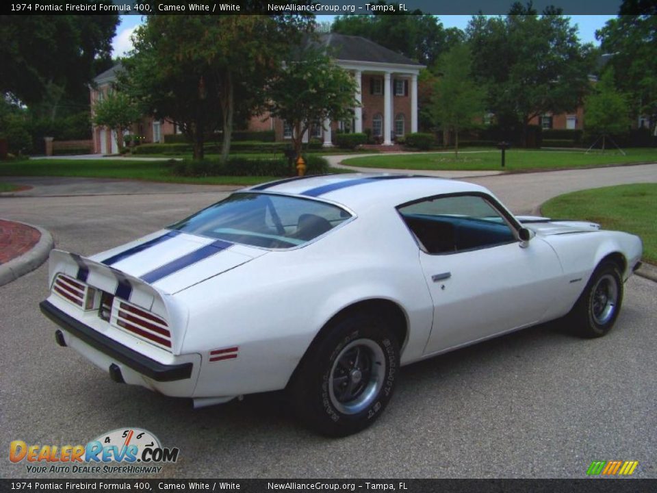 1974 Pontiac Firebird Formula 400 Cameo White / White Photo #4