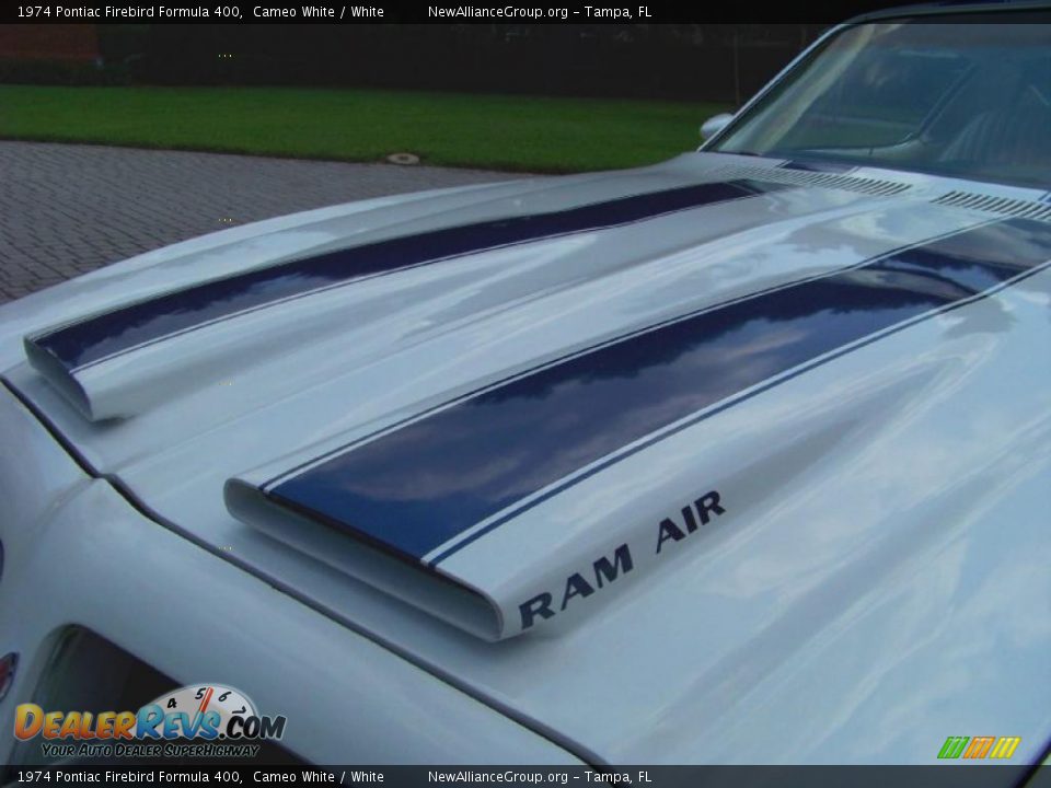 1974 Pontiac Firebird Formula 400 Cameo White / White Photo #11