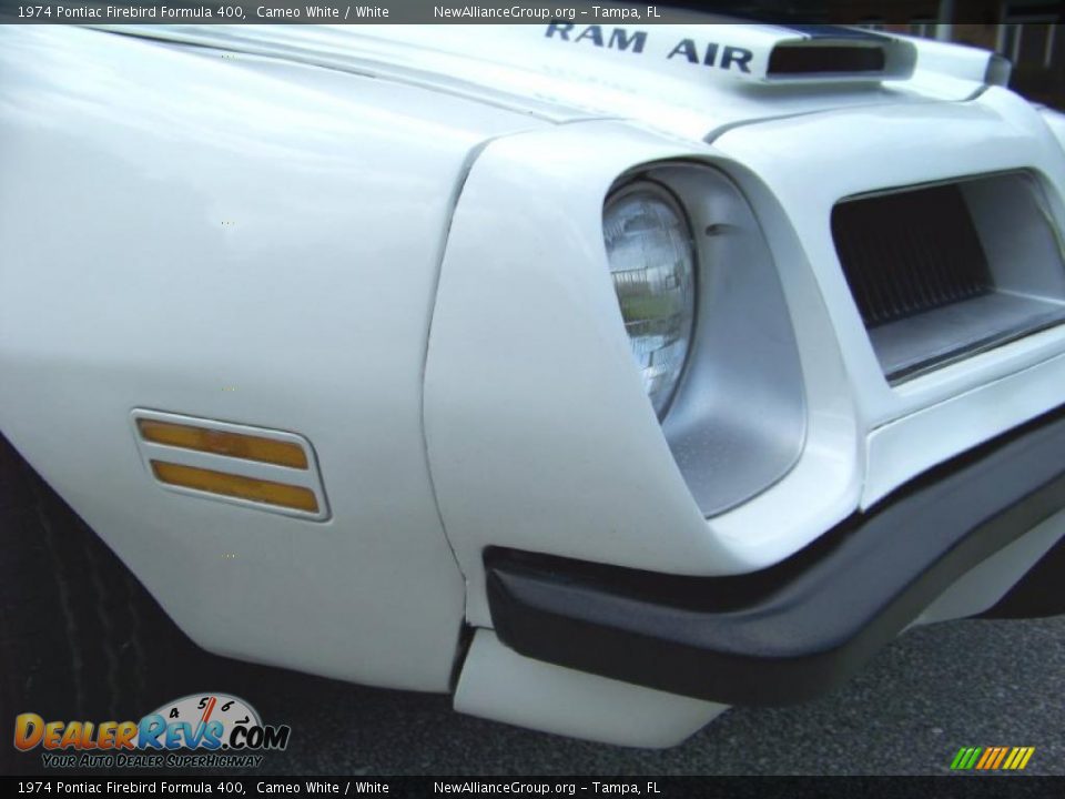 1974 Pontiac Firebird Formula 400 Cameo White / White Photo #13