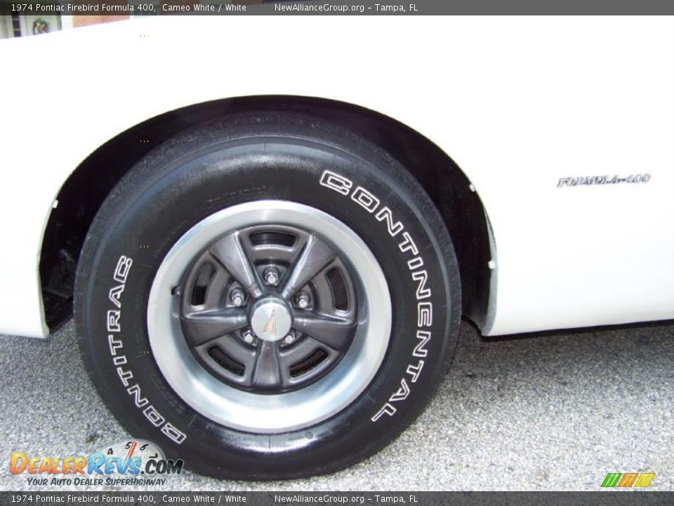 1974 Pontiac Firebird Formula 400 Cameo White / White Photo #18