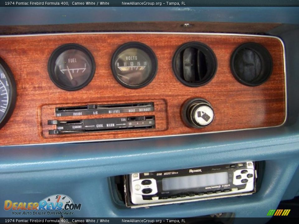 1974 Pontiac Firebird Formula 400 Cameo White / White Photo #29