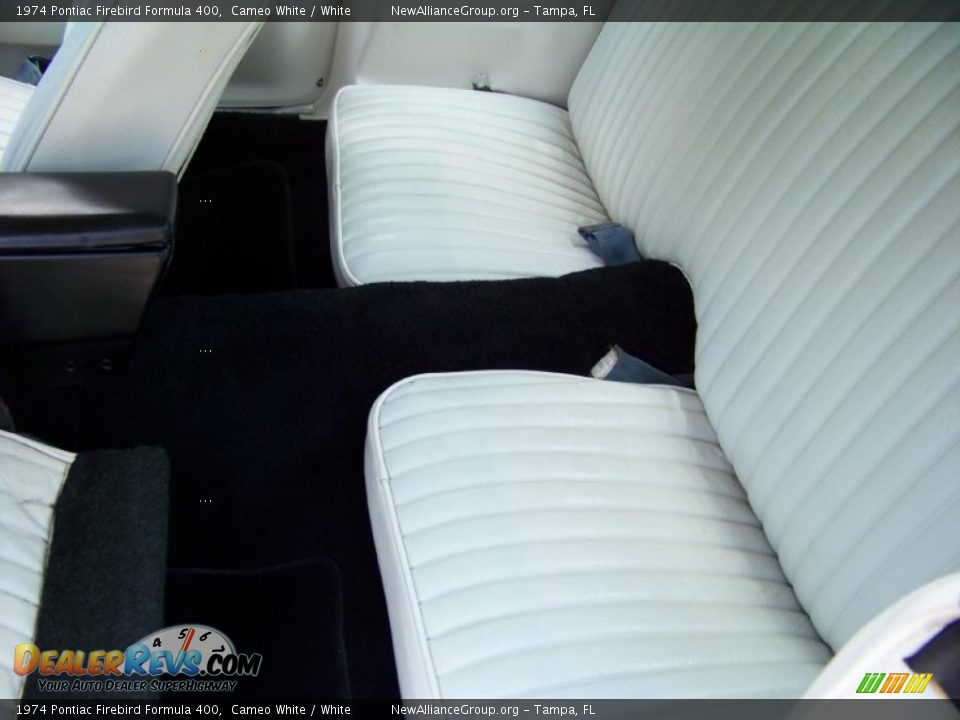 1974 Pontiac Firebird Formula 400 Cameo White / White Photo #32