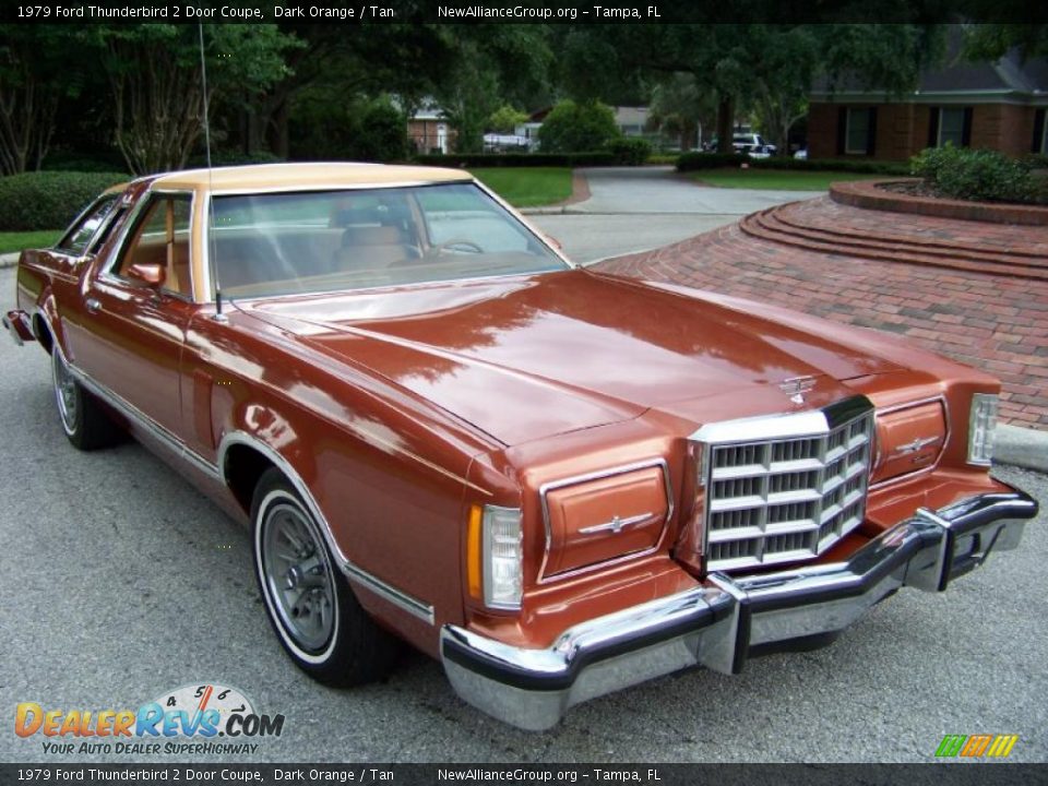 1979 Ford Thunderbird 2 Door Coupe Dark Orange / Tan Photo #3
