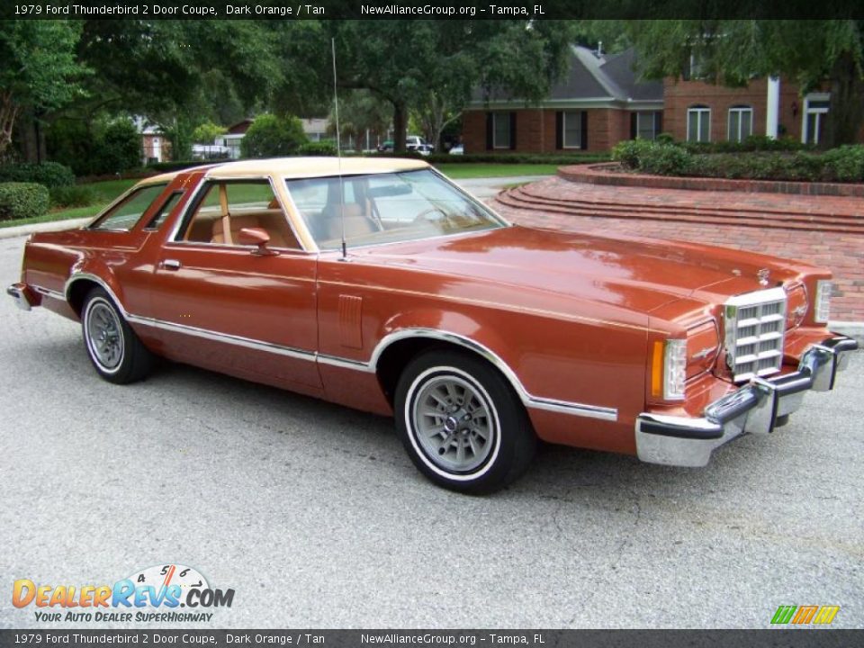 1979 Ford Thunderbird 2 Door Coupe Dark Orange / Tan Photo #4