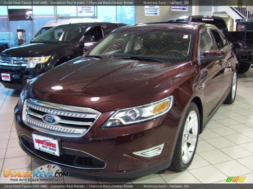 2010 Ford Taurus SHO AWD Cinnamon Red Metallic / Charcoal Black/Umber Brown Photo #1