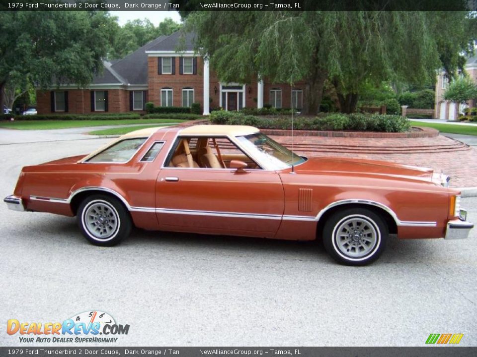 1979 Ford Thunderbird 2 Door Coupe Dark Orange / Tan Photo #5