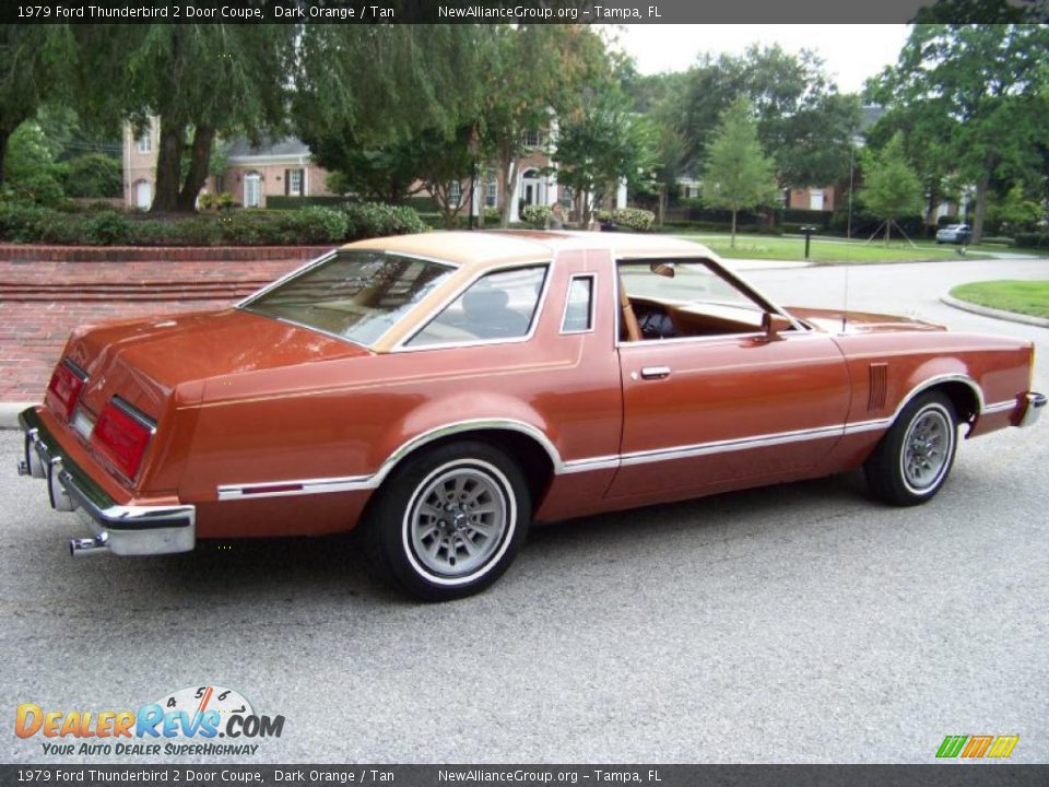 1979 Ford Thunderbird 2 Door Coupe Dark Orange / Tan Photo #6