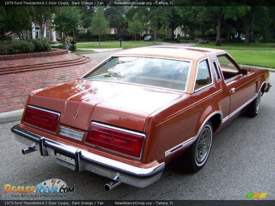 1979 Ford Thunderbird 2 Door Coupe Dark Orange / Tan Photo #7