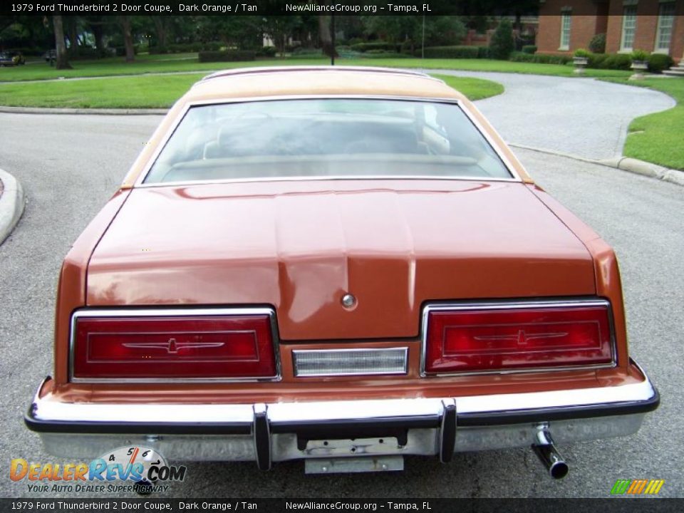 1979 Ford Thunderbird 2 Door Coupe Dark Orange / Tan Photo #8