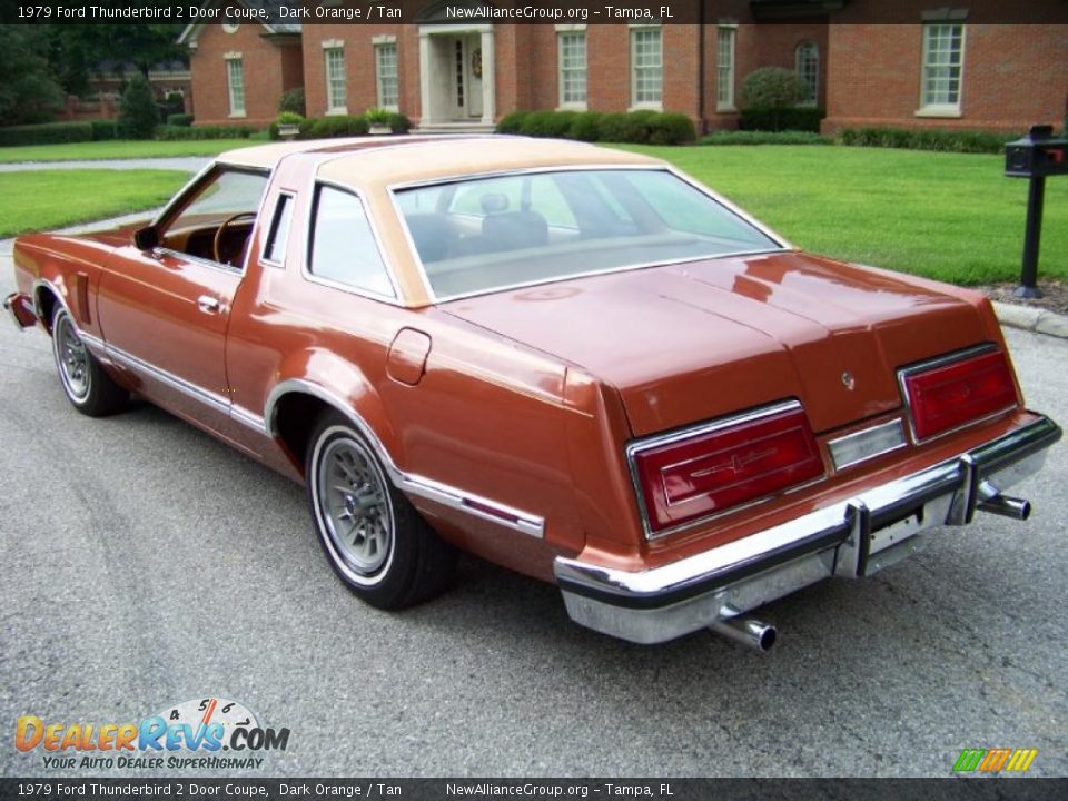 1979 Ford Thunderbird 2 Door Coupe Dark Orange / Tan Photo #9