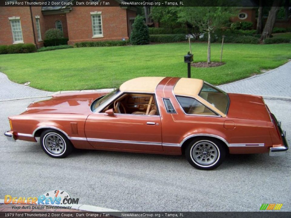1979 Ford Thunderbird 2 Door Coupe Dark Orange / Tan Photo #11