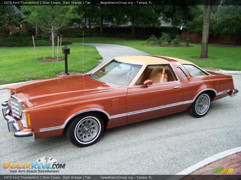1979 Ford Thunderbird 2 Door Coupe Dark Orange / Tan Photo #12