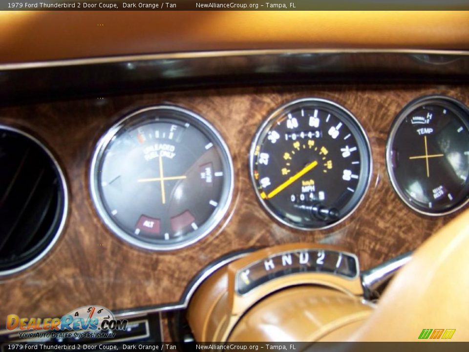 1979 Ford Thunderbird 2 Door Coupe Dark Orange / Tan Photo #32
