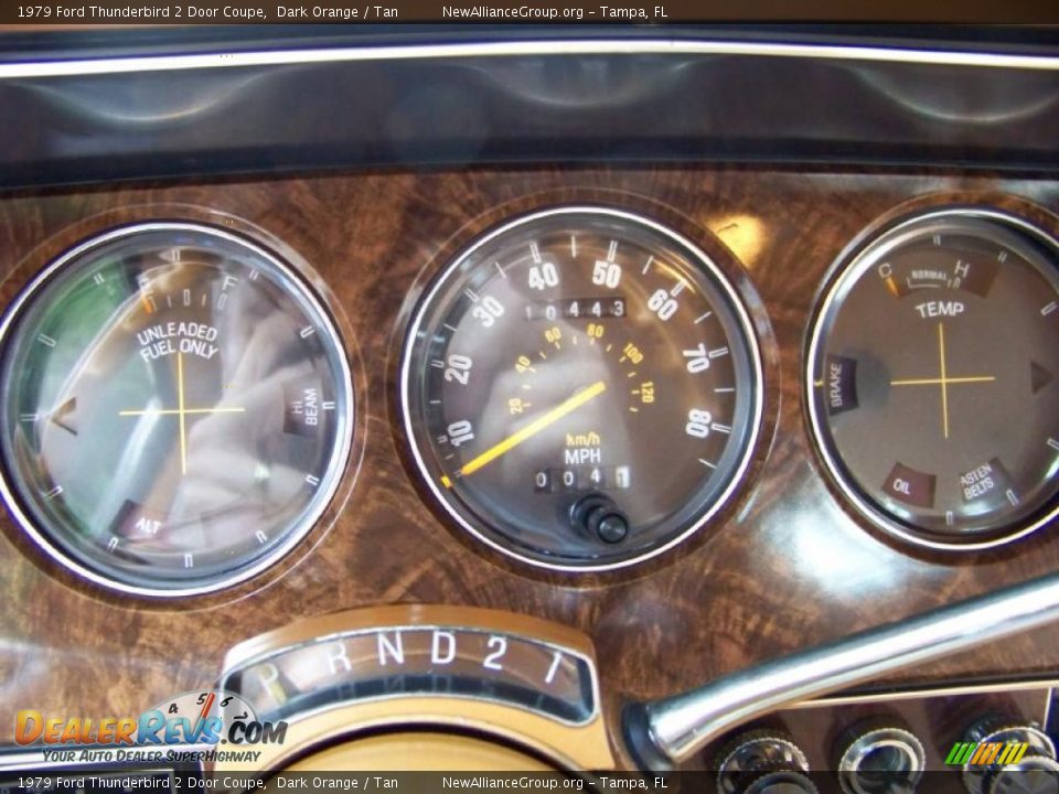 1979 Ford Thunderbird 2 Door Coupe Dark Orange / Tan Photo #33