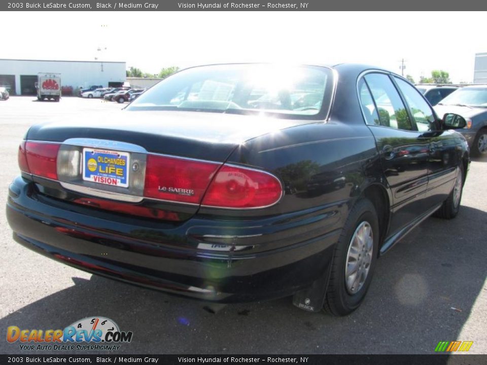 2003 Buick LeSabre Custom Black / Medium Gray Photo #2