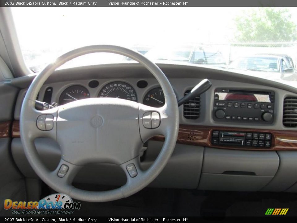 2003 Buick LeSabre Custom Black / Medium Gray Photo #4