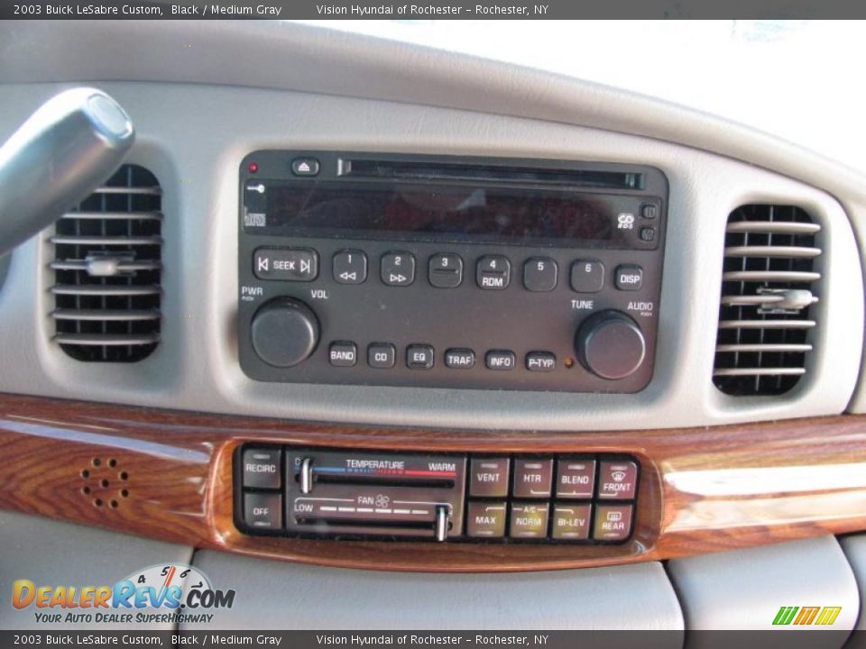 2003 Buick LeSabre Custom Black / Medium Gray Photo #5