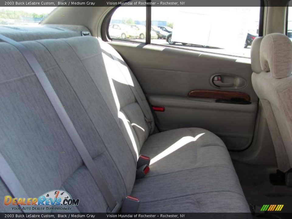 2003 Buick LeSabre Custom Black / Medium Gray Photo #8