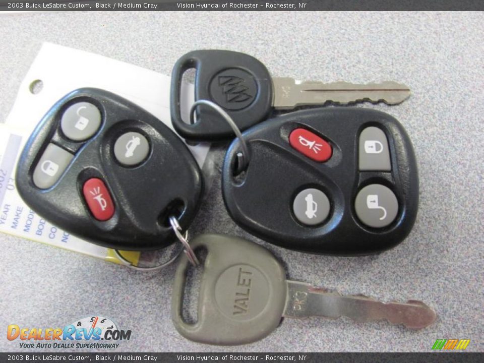 2003 Buick LeSabre Custom Black / Medium Gray Photo #11