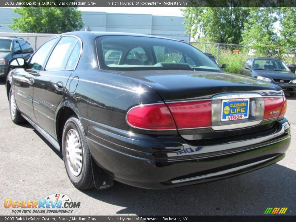 2003 Buick LeSabre Custom Black / Medium Gray Photo #13