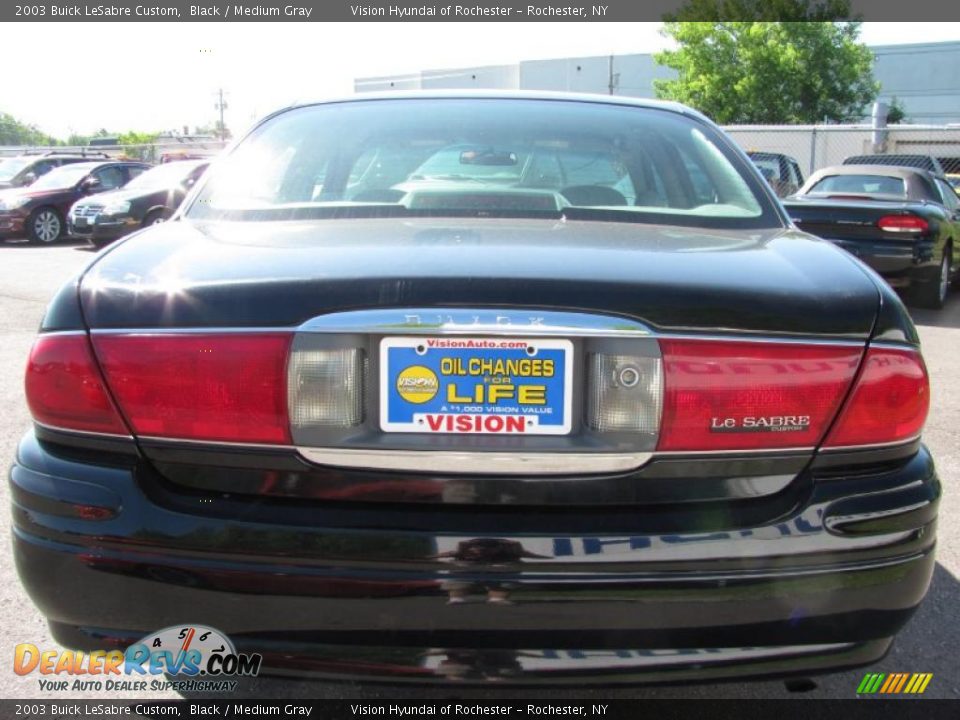 2003 Buick LeSabre Custom Black / Medium Gray Photo #14