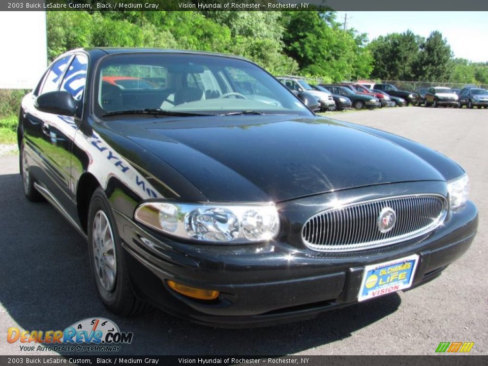 2003 Buick LeSabre Custom Black / Medium Gray Photo #15